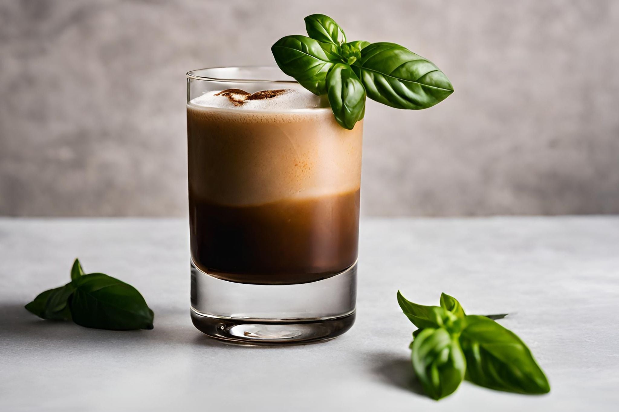 Cold-Brew Basil Spritz