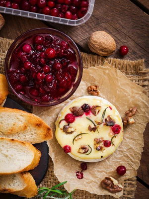 Nut and Camembert ‘Cheese Cake’ with Rooibos Syrup