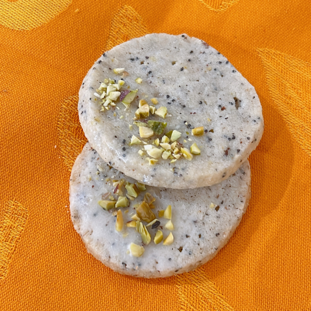 Thandai Shortbread Cookies