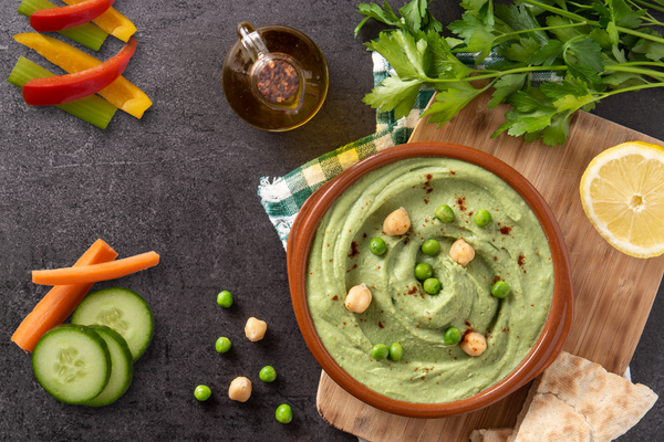 Matcha-Olive Oil Veggie Dip