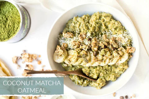 Coconut Matcha Oatmeal