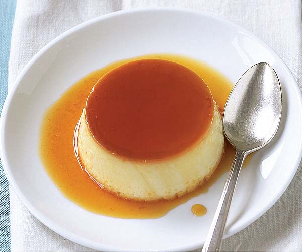 Abricot Noir Caramel Custard