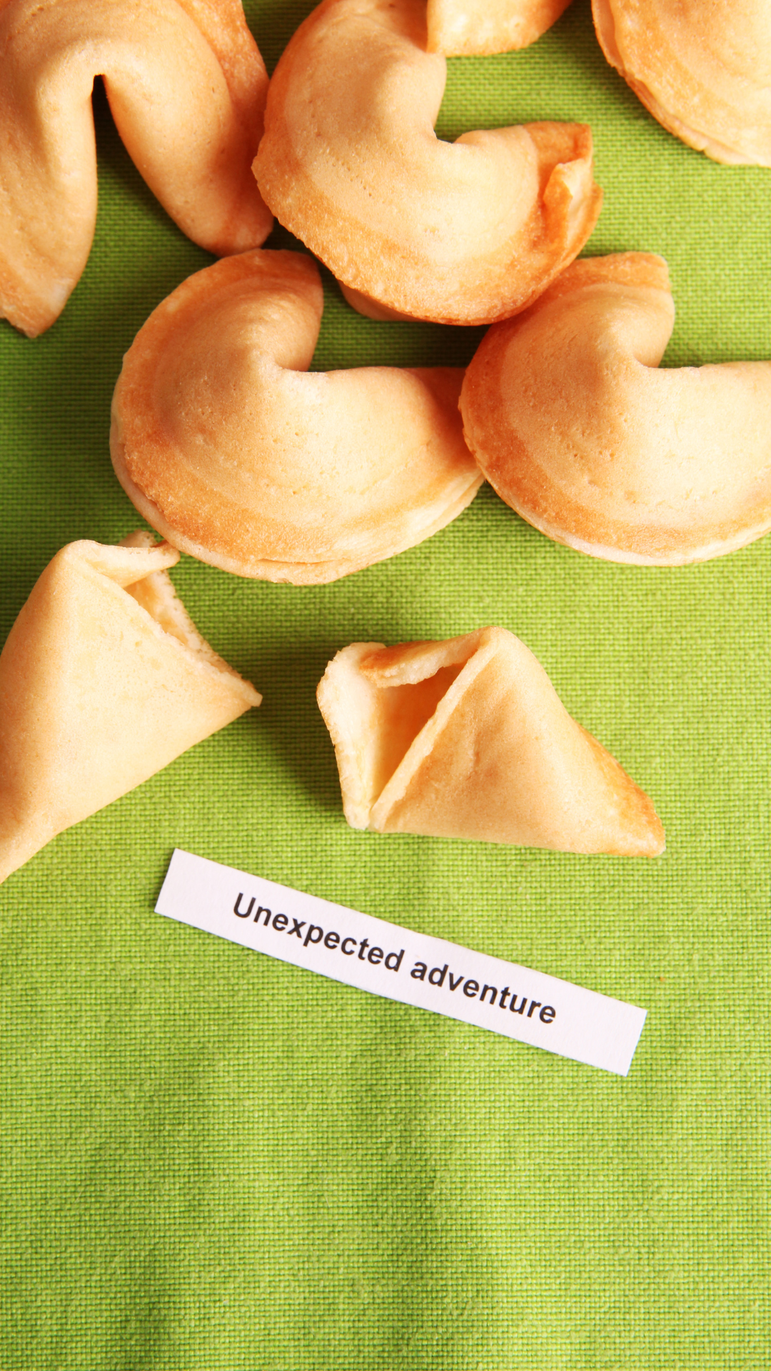 Matcha Fortune Cookies