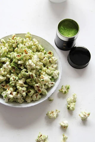 Matcha Dusted Popcorn