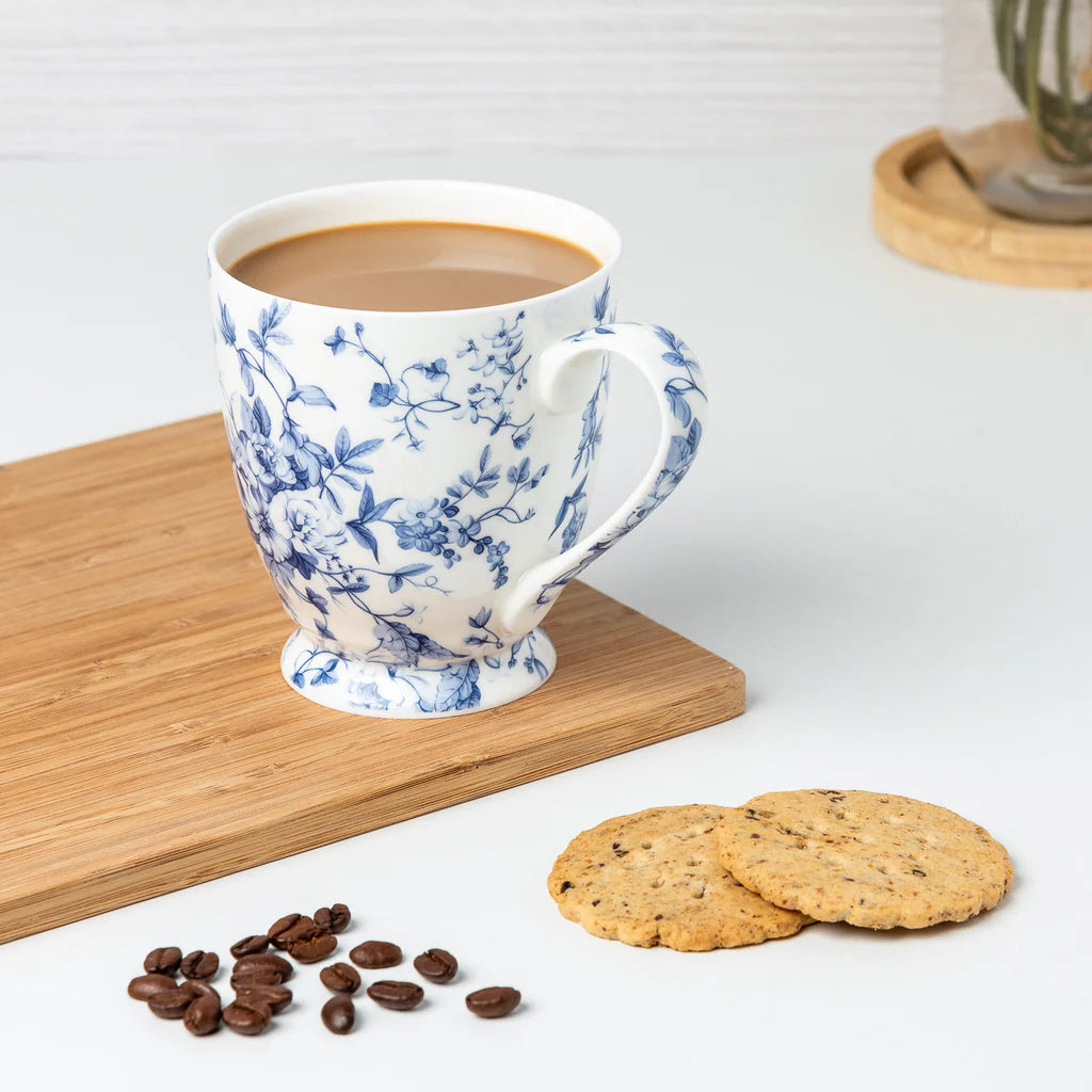 Always in Bloom Footed Mug-NEW!