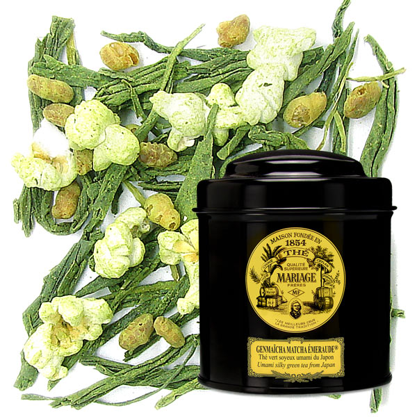 Case of Genmaïcha Matcha Émeraude Tins