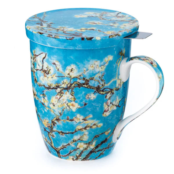 Van Gogh "Almond Blossom" Infuser, Mug & Lid
