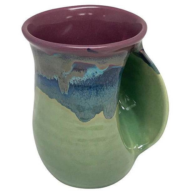 Hand-Hug Mug, RH, Purple/Blue/Green – The Cultured Cup®