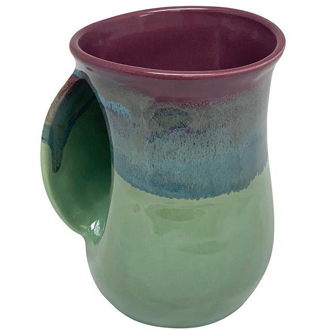 Hand-Hug Mug, LH, Purple/Blue/Green