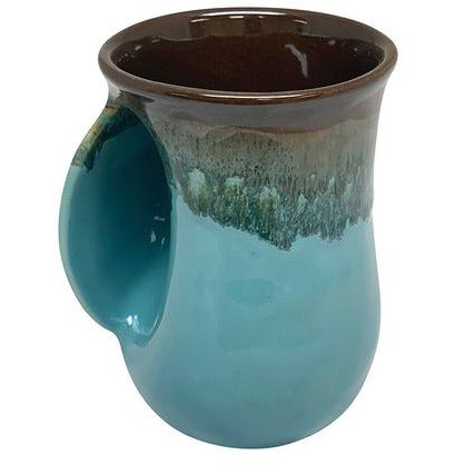 Hand-Hug Mug, LH, Brown/Lt. Blue