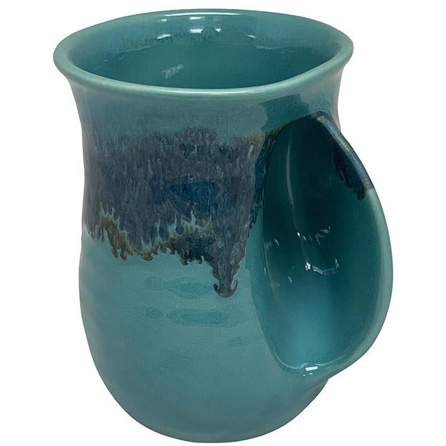 Hand-Hug Mug, RH, Aqua/Blue