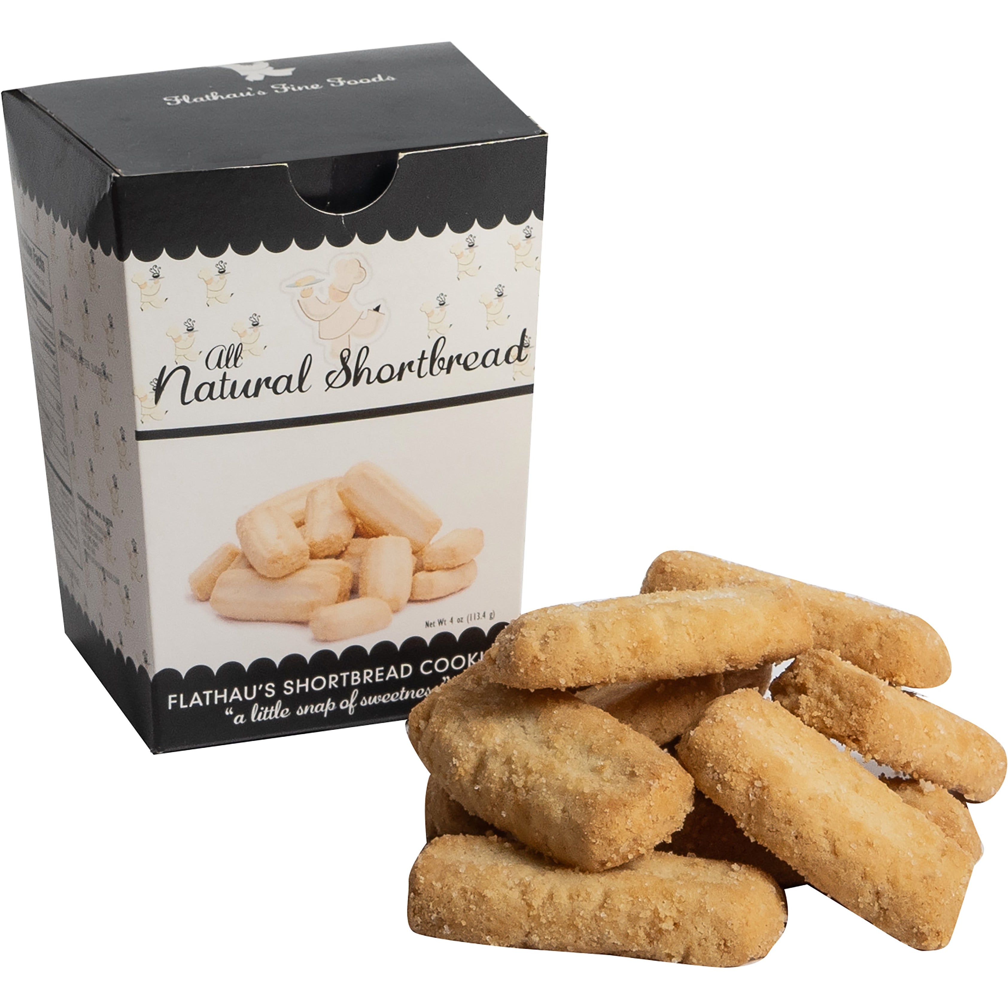 Shortbread Cookies in Box, 4 oz or 8 oz