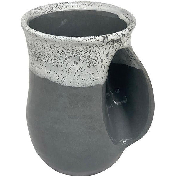 Hand-Hug Mug, RH, Lt. Grey/Dk. Grey