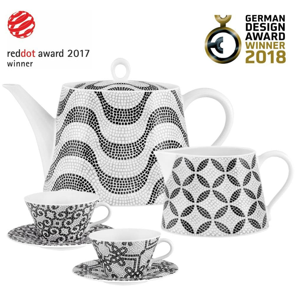 Calçada Portuguesa (Portuguese Mosaic Sidewalk) Tea Set