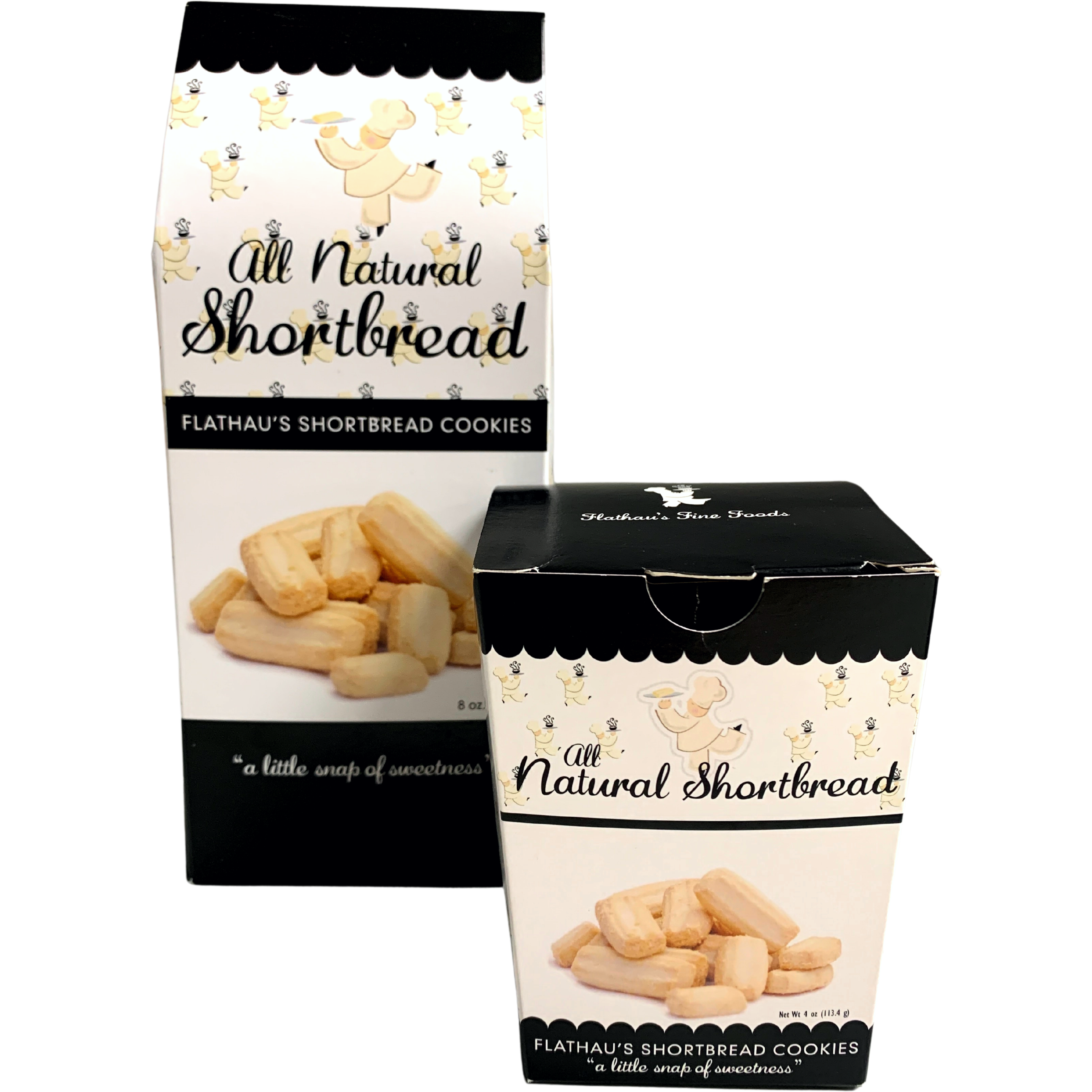 Shortbread Cookies in Box, 4 oz or 8 oz