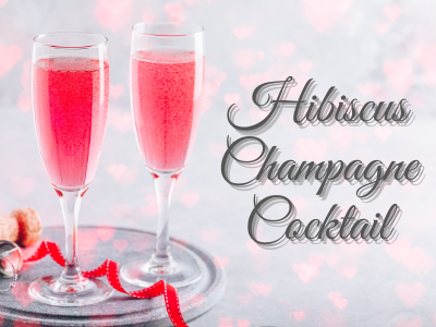 Hibiscus Champagne Cocktail