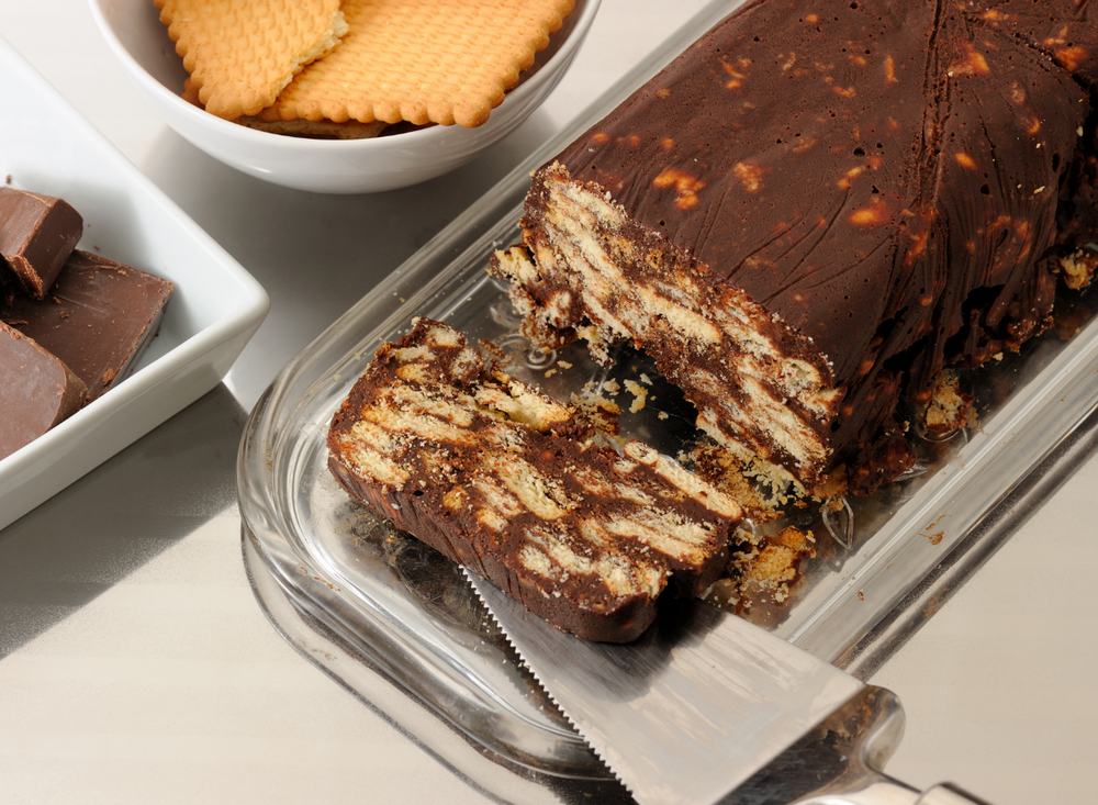 English Chocolate Biscuit Cake Recipe The Cultured Cup The Cultured