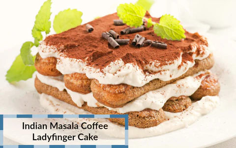 Indian Masala Coffee Ladyfinger Cake