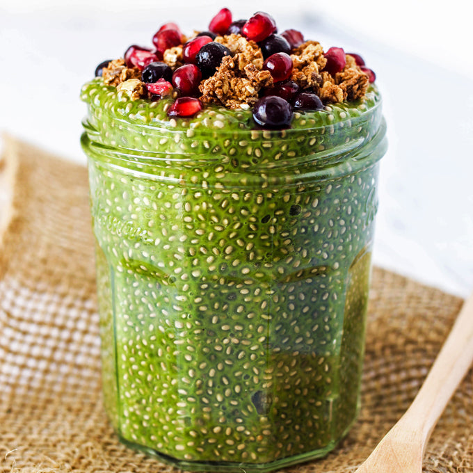 Matcha Chia Pudding 