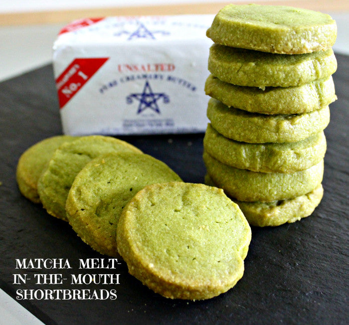 Matcha Melt-in-Your- Mouth Shortbread