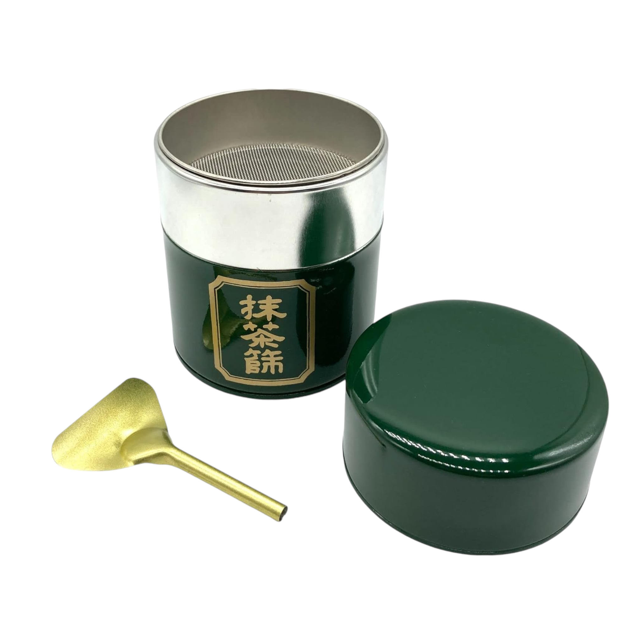 Matcha Container with Sifter and Scoop