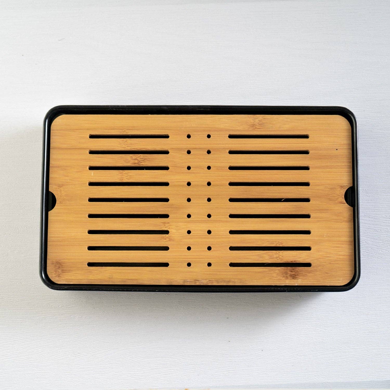 12.5"L Rectangular Tea Tray With Drip Tray