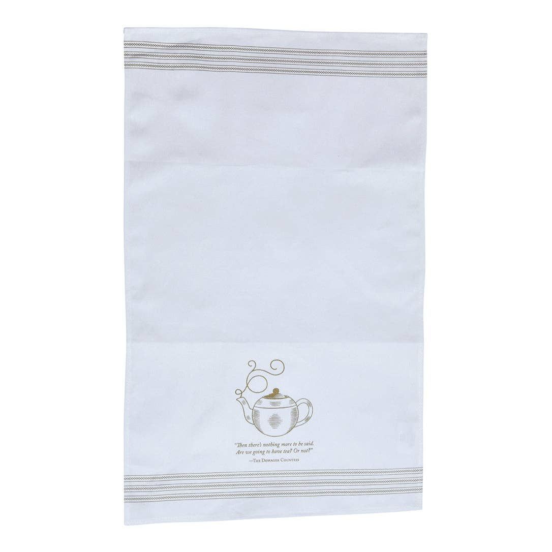 The Official Downton Abbey Afternoon Tea Cookbook Gift Set (Book + Tea Towel)