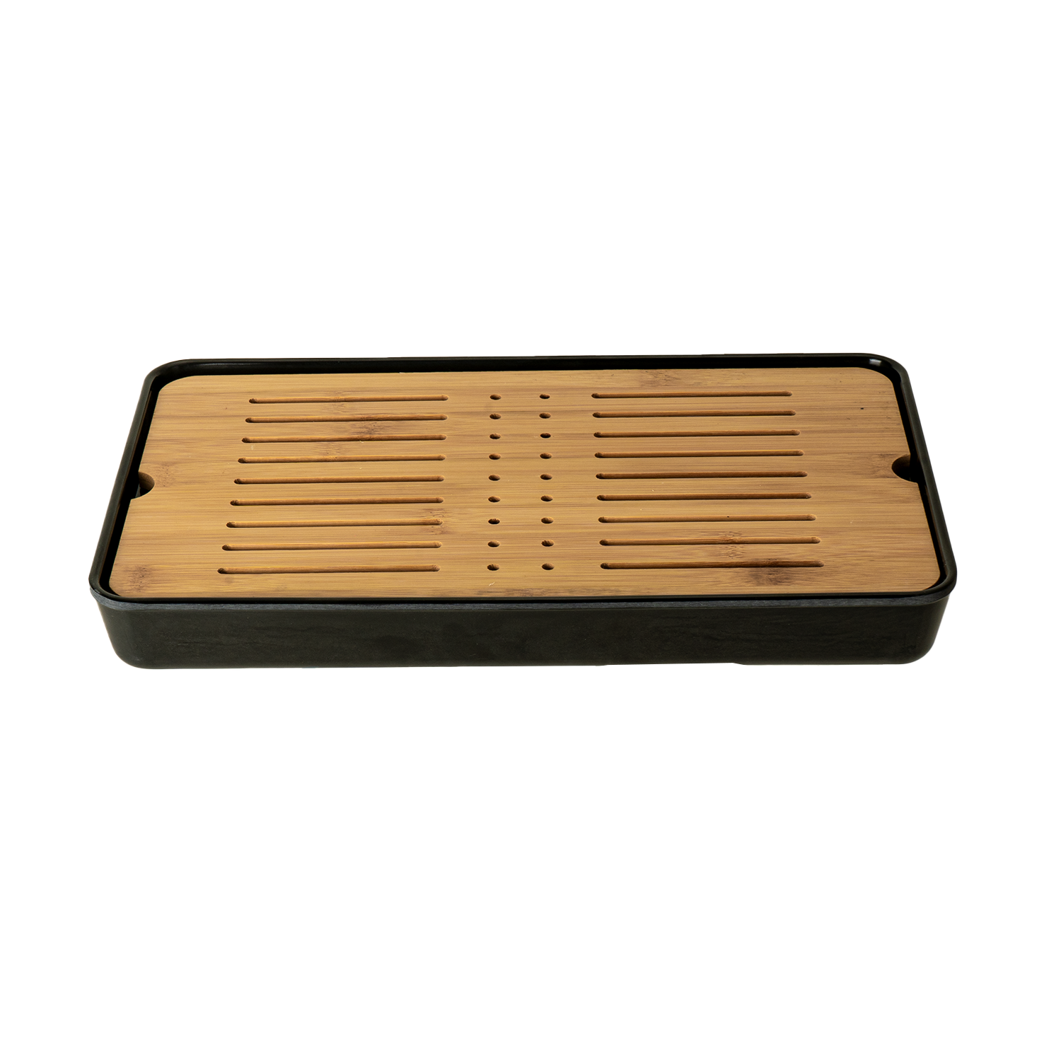 12.5"L Rectangular Tea Tray With Drip Tray