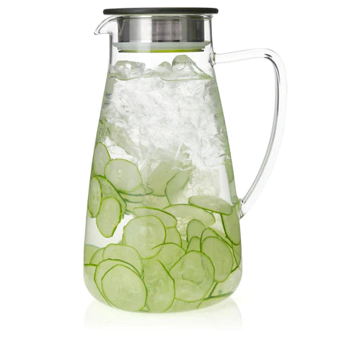 Machine à thé infusée à froid, Verre, Canneberge, 64 oz.