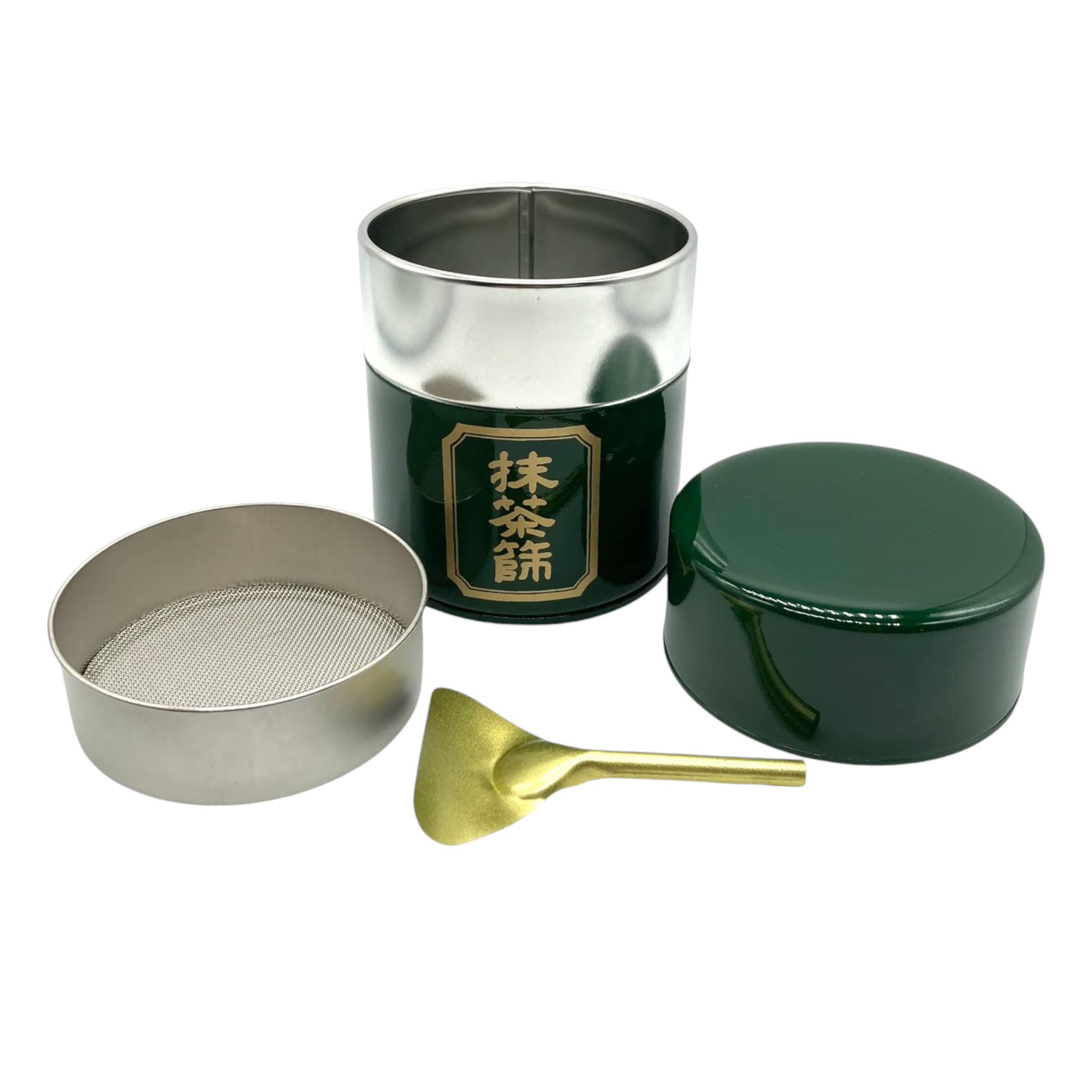 Matcha Container with Sifter and Scoop