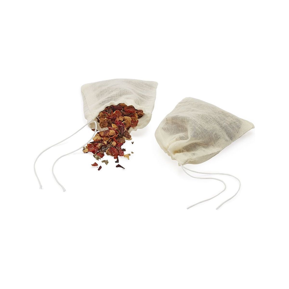 Reusable Cotton Teabags with Drawstrings
