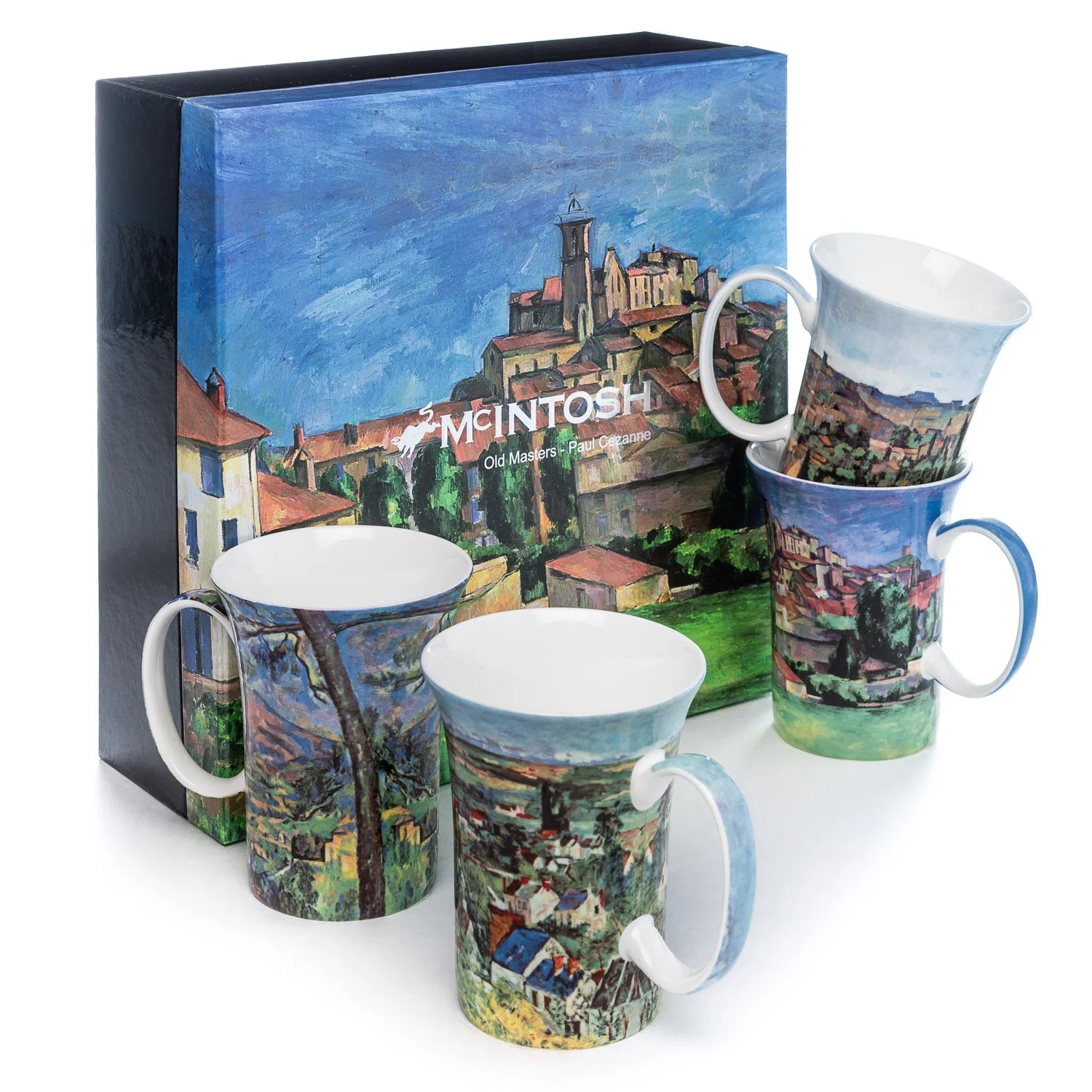 Cézanne Lot de 4 Mugs