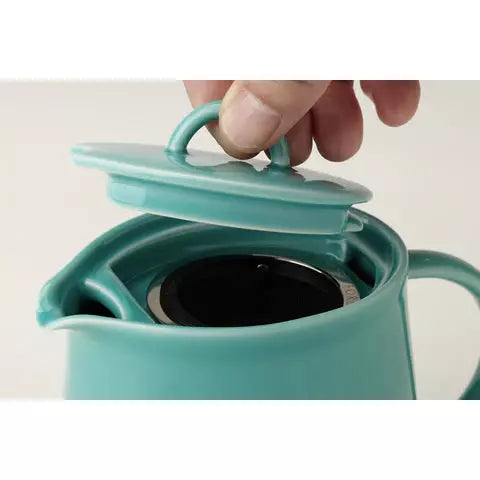 Teapot, Ceramic Inkwash, 20 oz