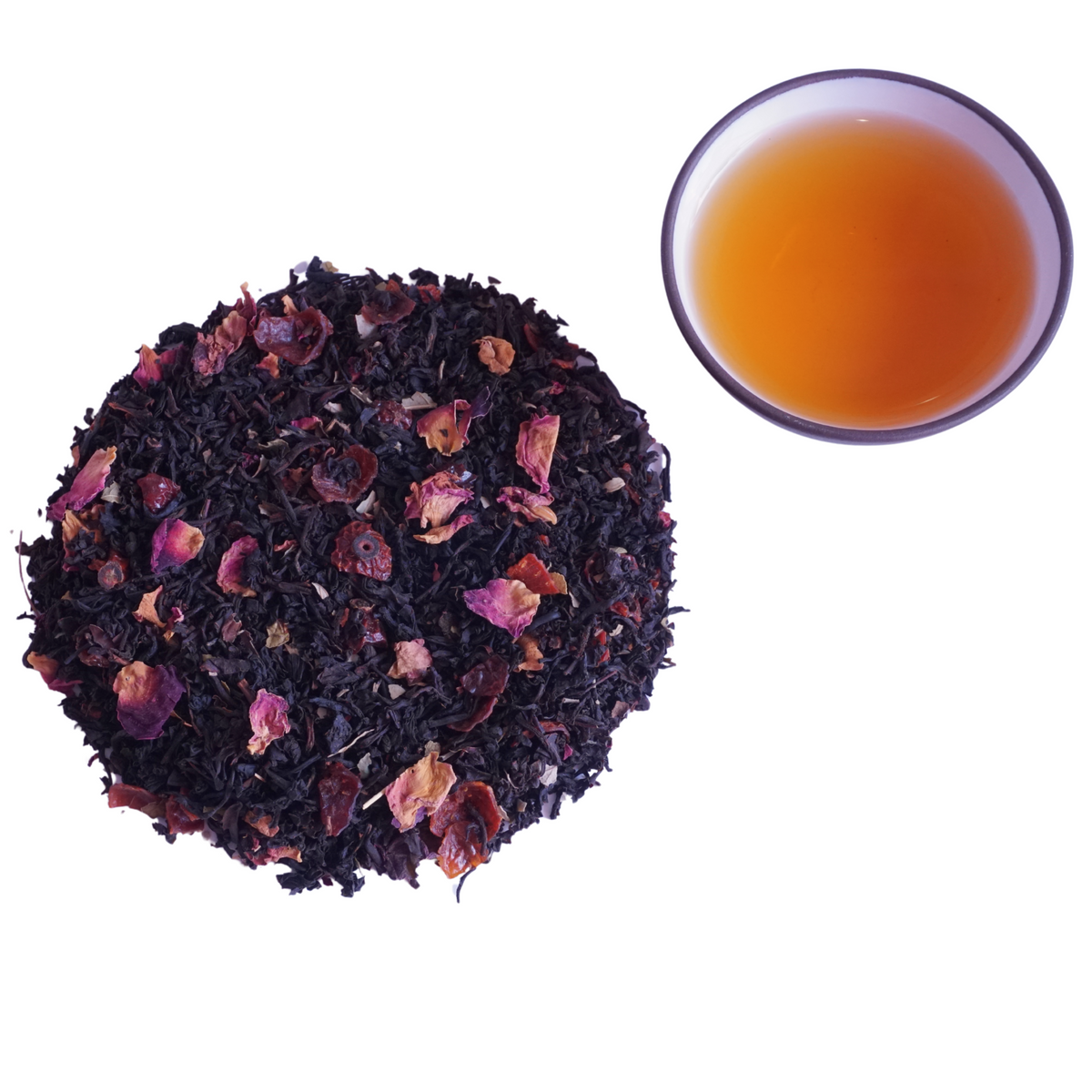 Organic Rose BlackTea | Lady Whistledown's English Rose – The Cultured Cup®