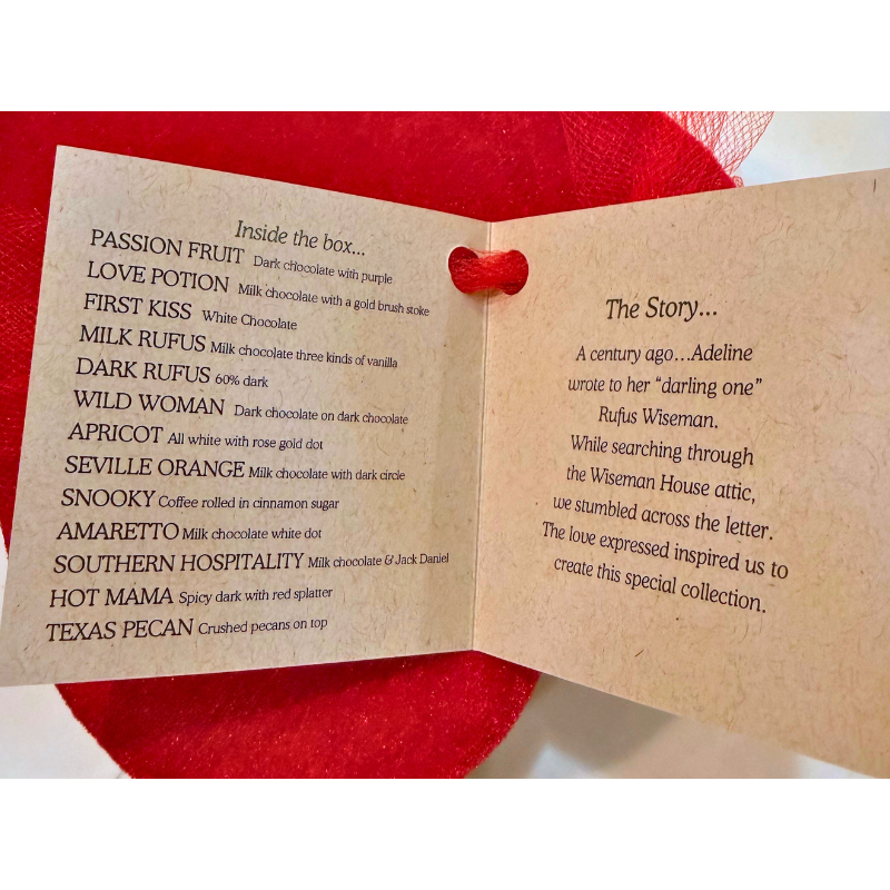 Love Letter Chocolate Truffle Box