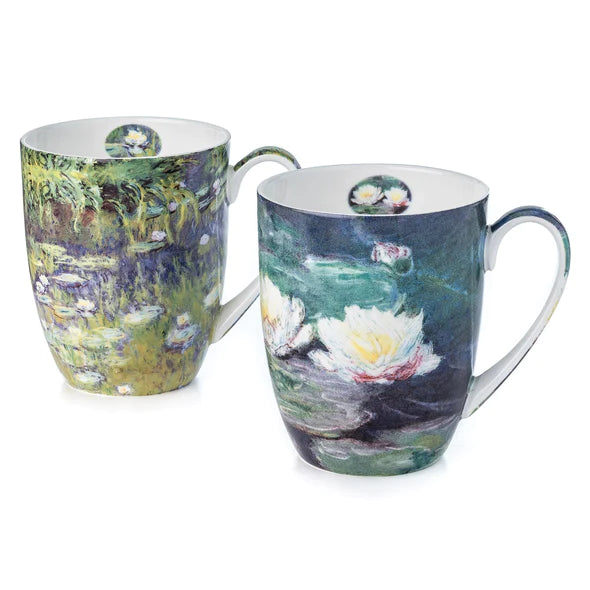 Paire de tasses aux nénuphars Monet