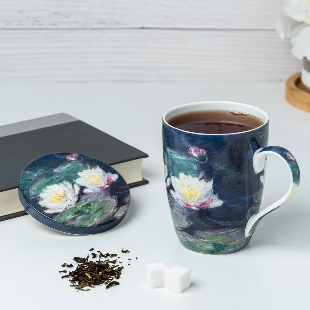 Monet "Water Lilies" Infuser, Mug & Lid