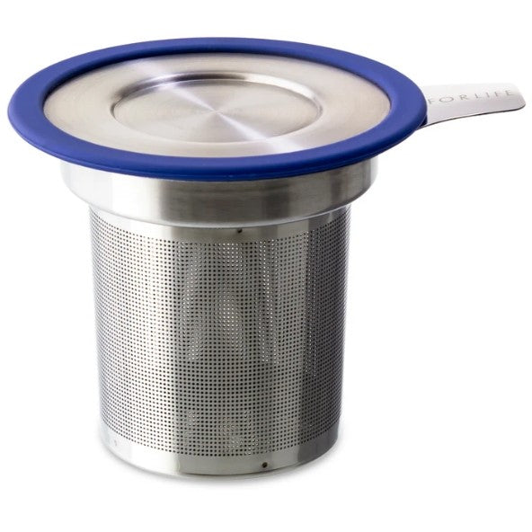 Infusor de té, tapa negra