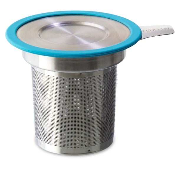Infusor de té, tapa negra