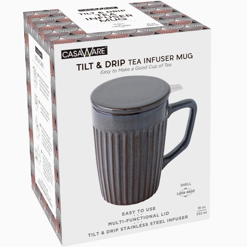 Mug + Infuser, Mug Shell, 18 oz