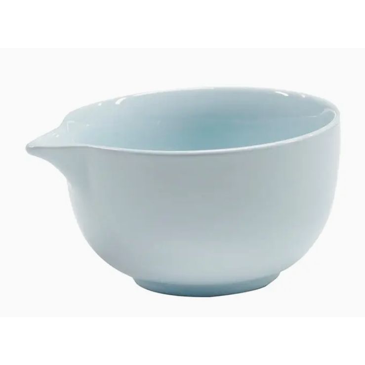 Matcha Bowl With Spout, Colored Glaze