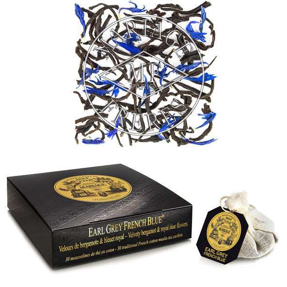 Caja de Bolsitas de Té Azul Francés Earl Grey