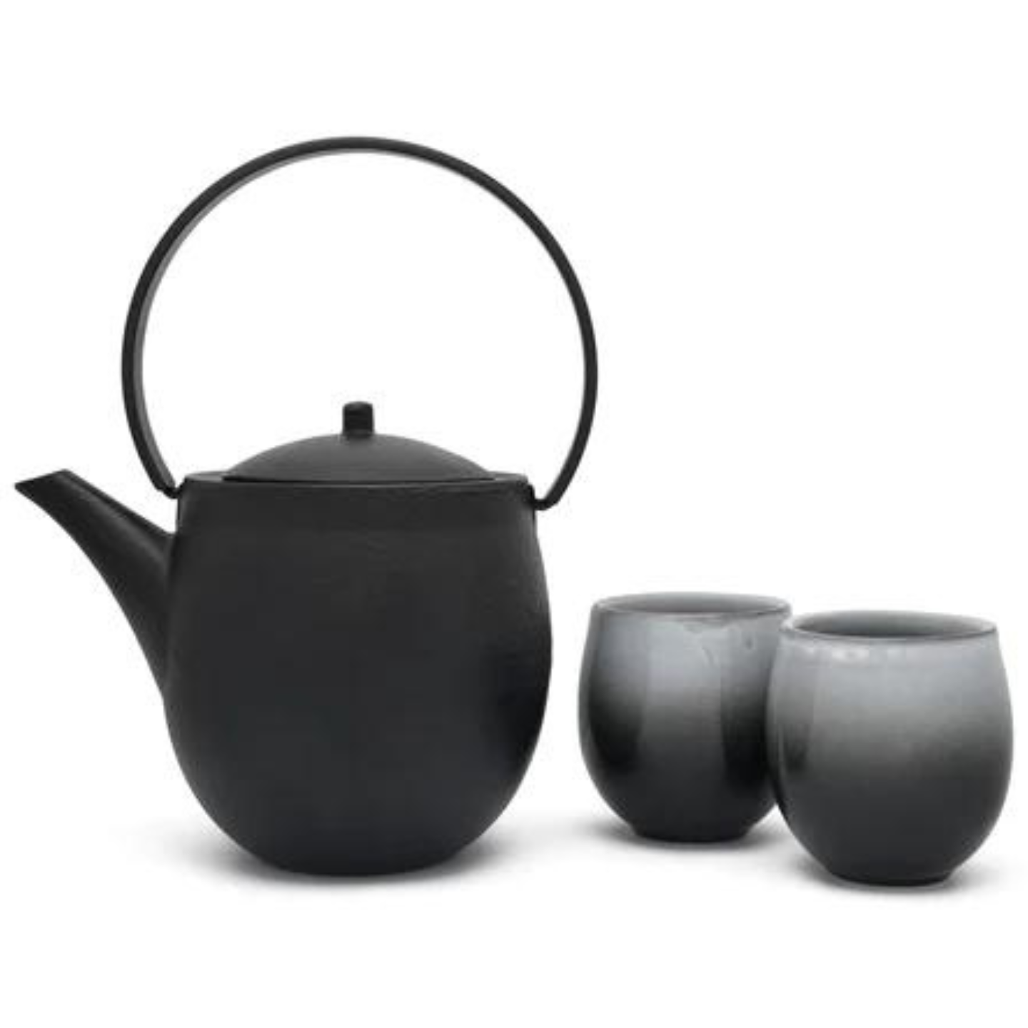 Tea for Two Cast Iron/Porcelain Set
