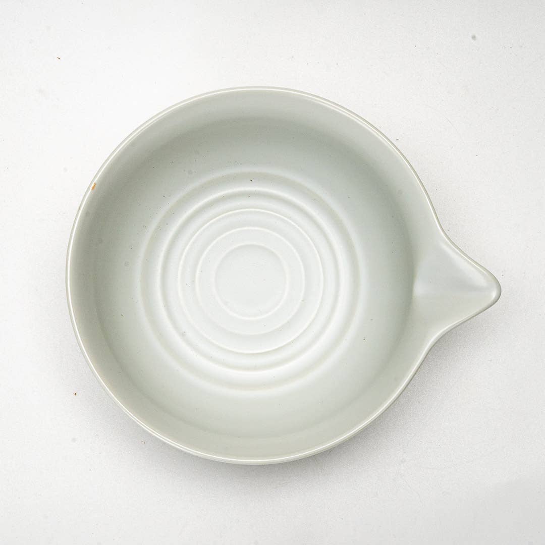 Matcha Bowl With Spout, Matte Glaze