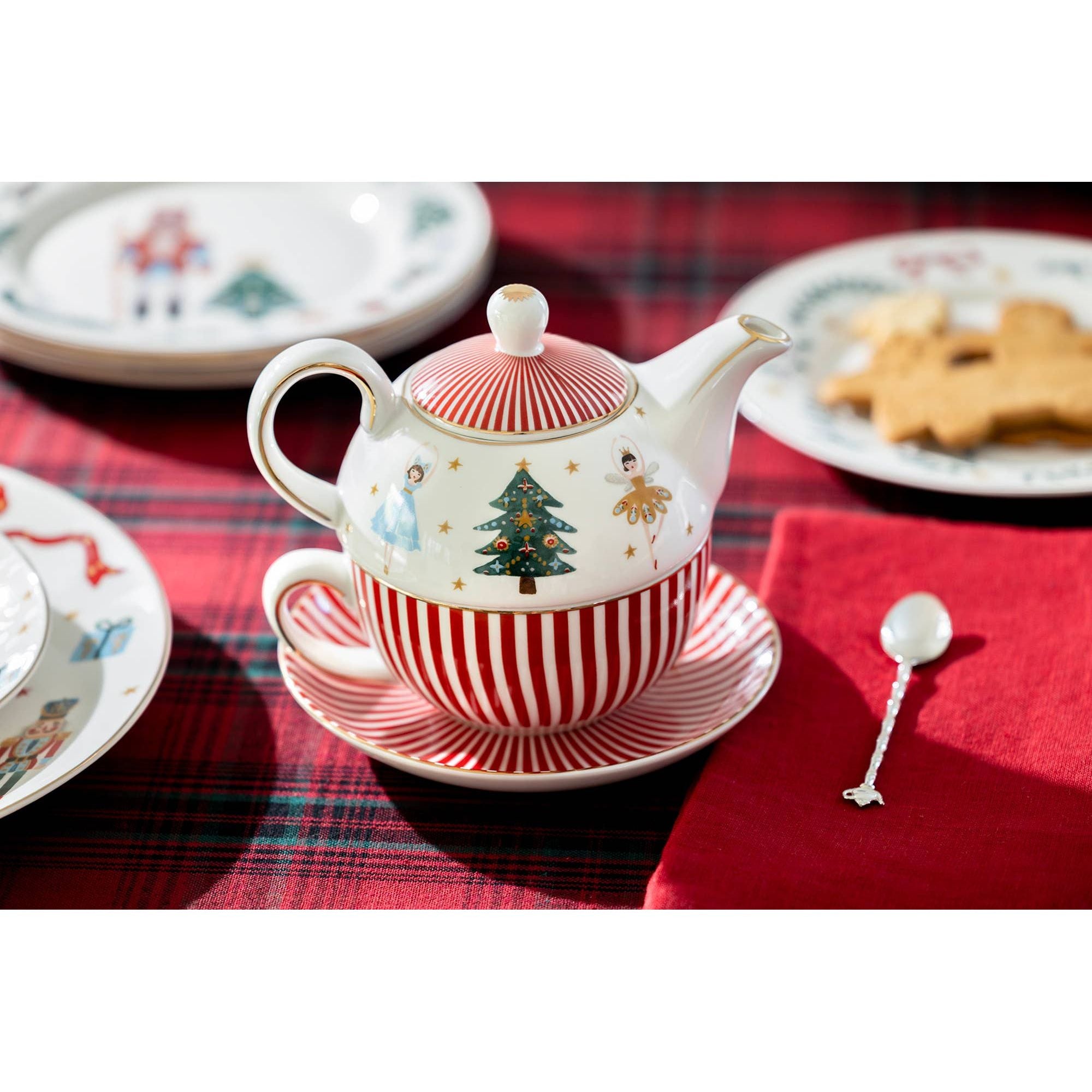 Nutcracker Wonderland Tea Set For One