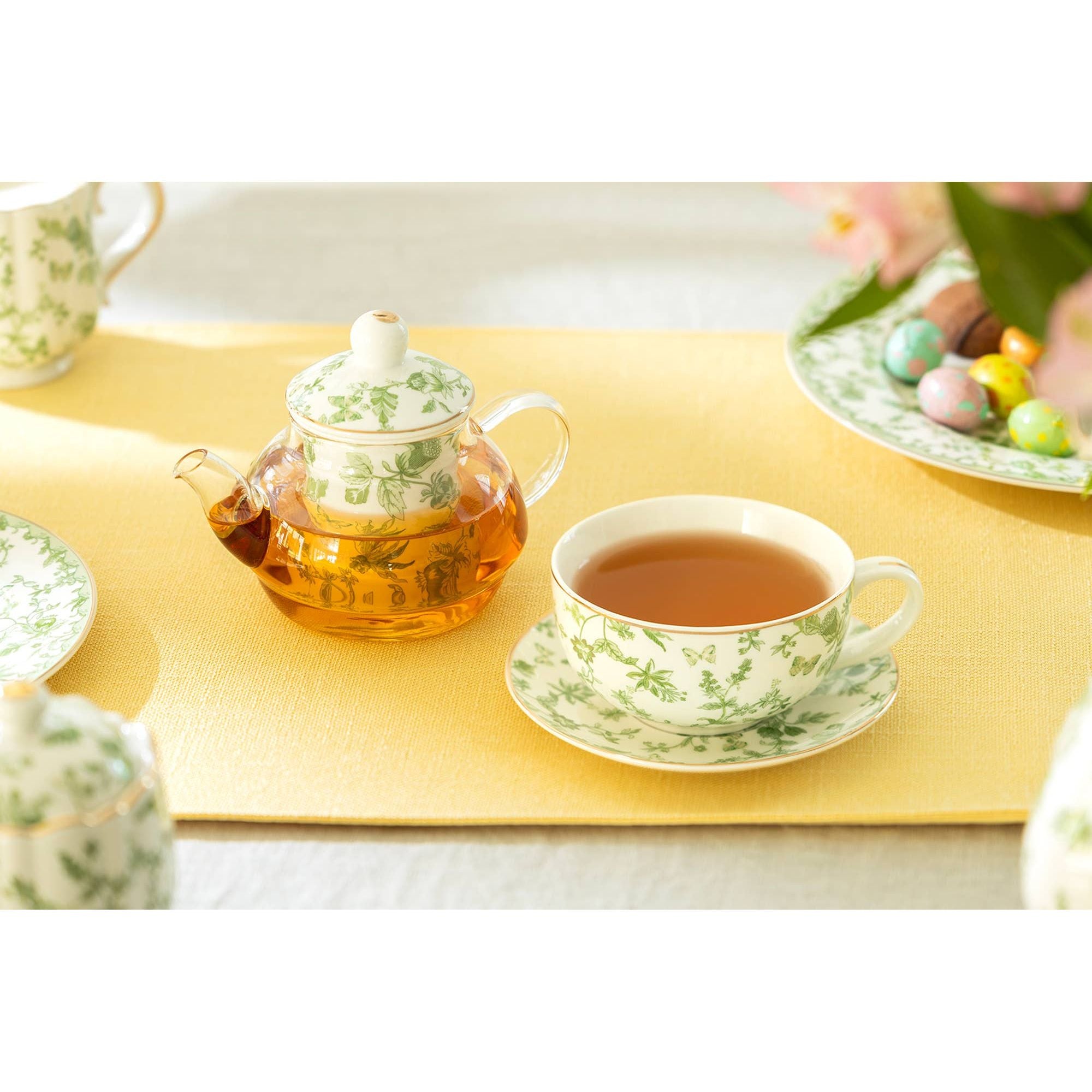 Green Garden Tea For One Set