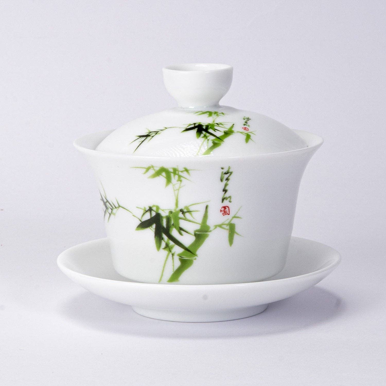 Gaiwan with Bamboo Design, 6.7 oz
