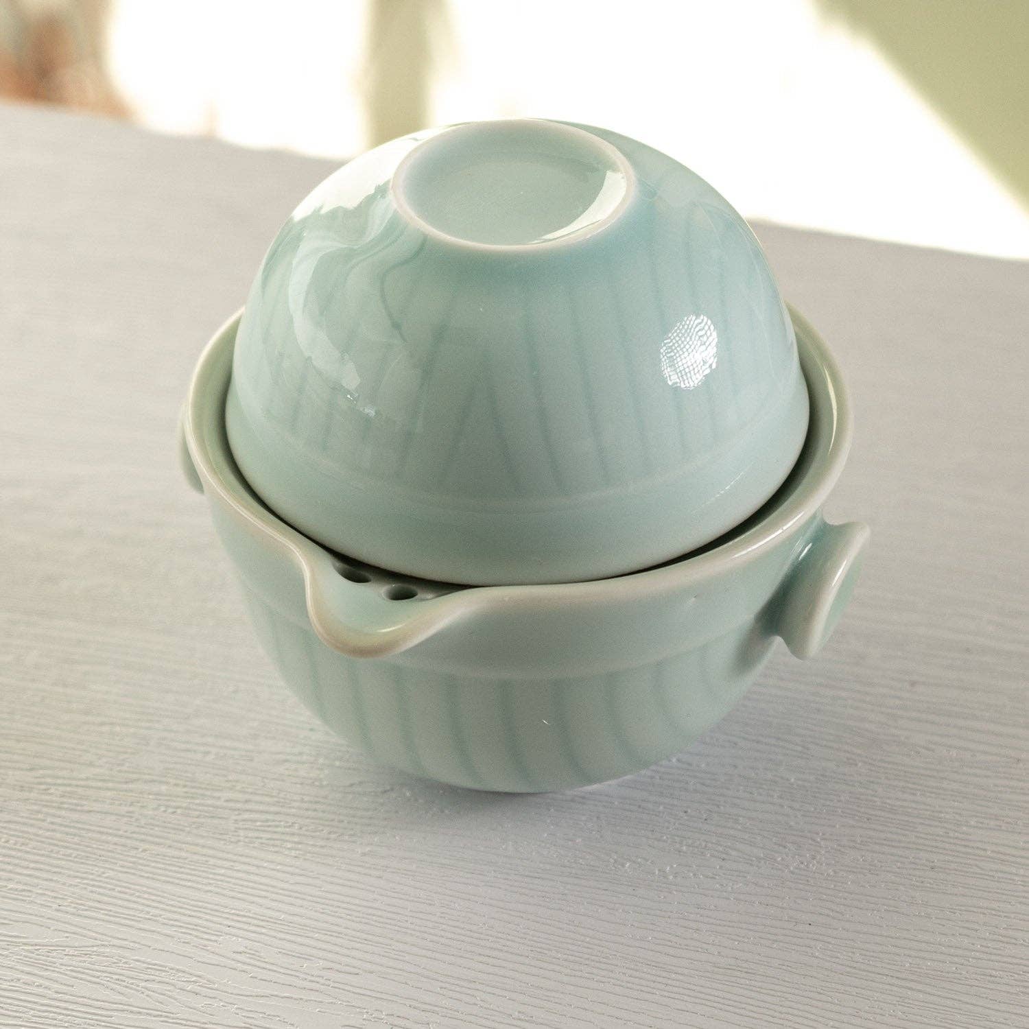 Koi Fish Gaiwan Set with Cup, 6 oz