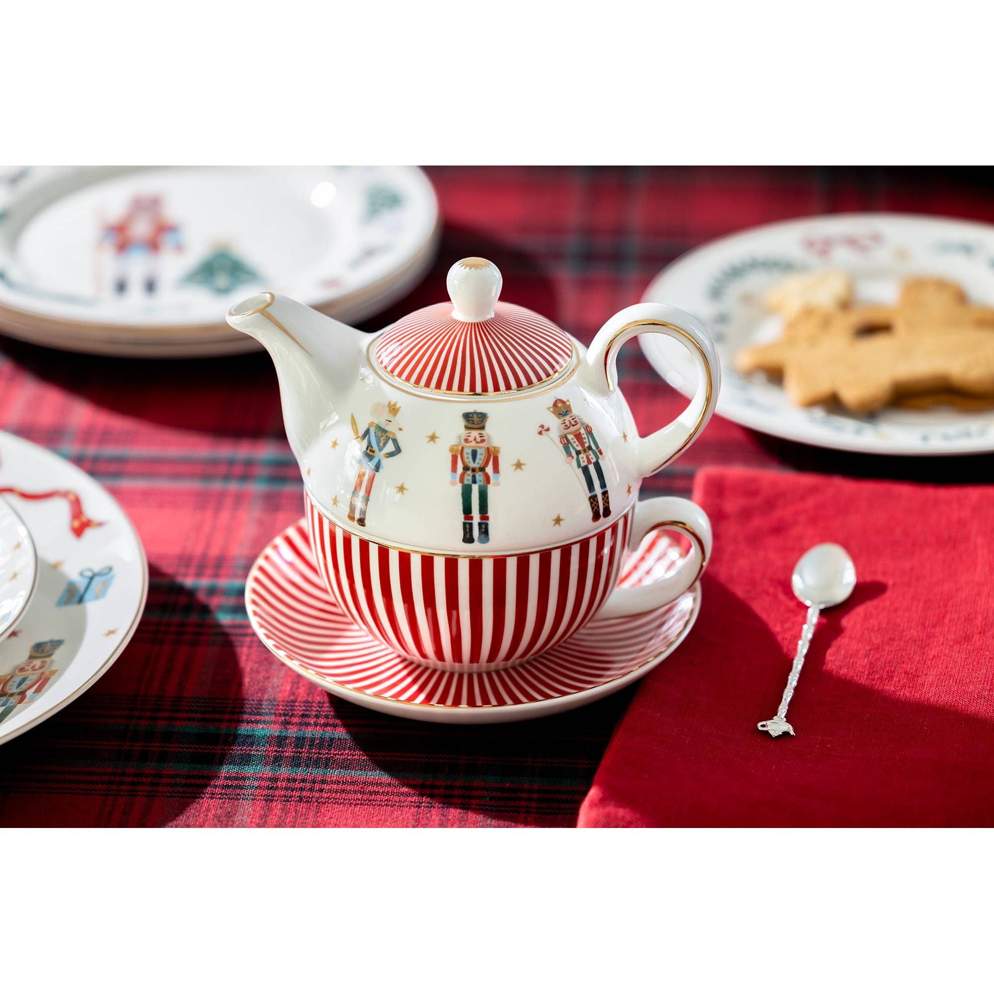 Nutcracker Wonderland Tea Set For One