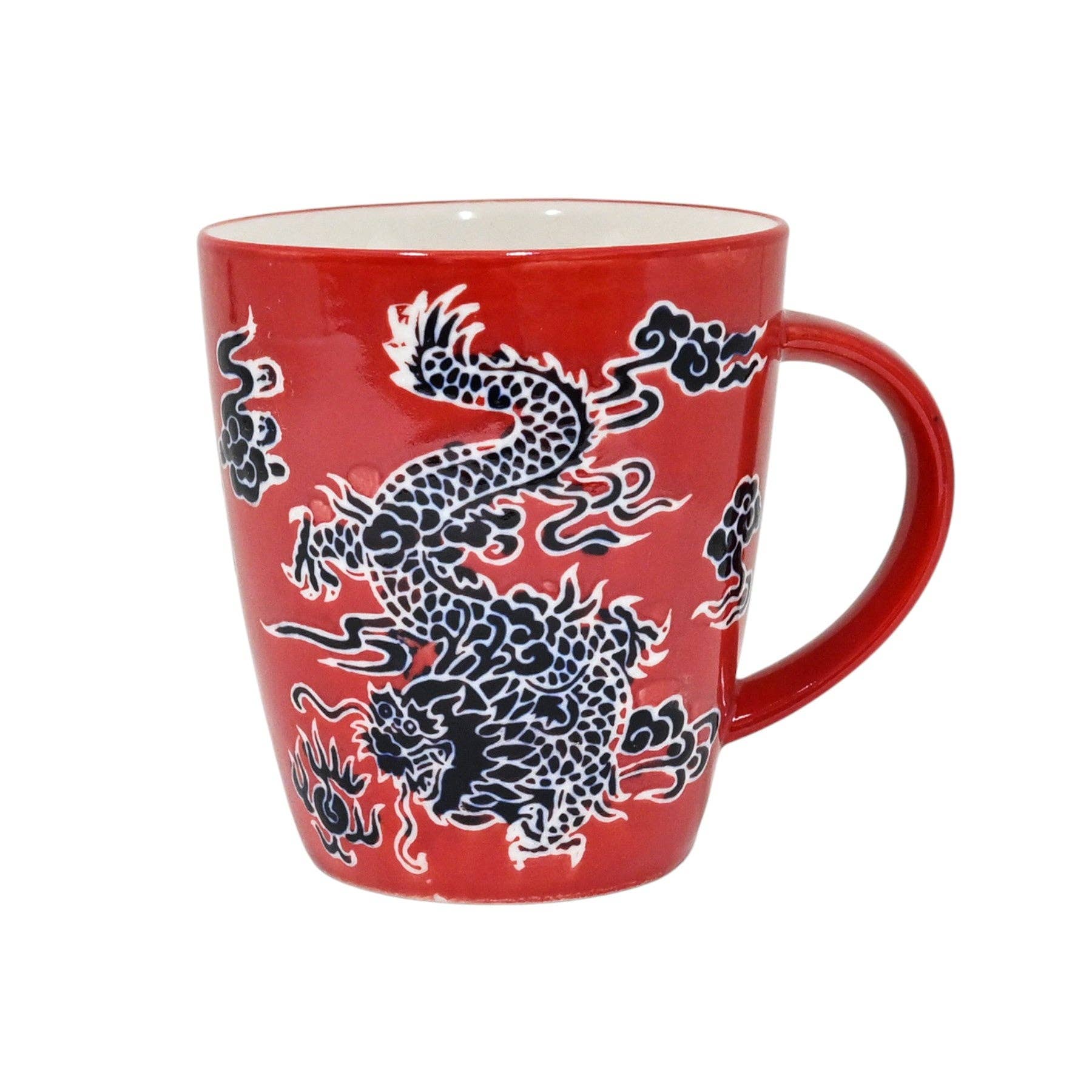 Red Dragon Porcelain Mug 12oz